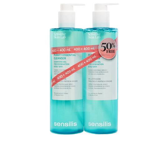 Sensilis Purify Essential Cleanser Cleansing Gel 2 X 400 Ml - Salevare.com