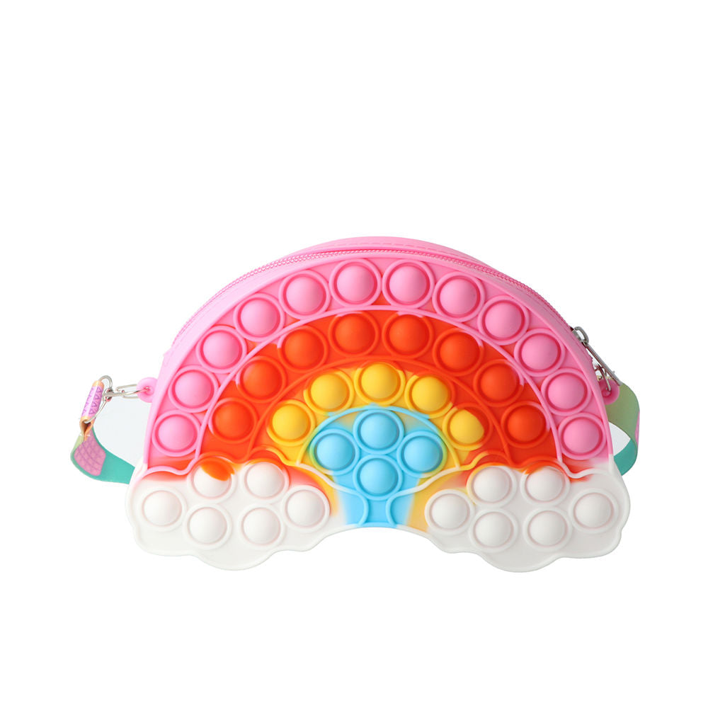 Inca Rainbow Silicone Pop-It Crossbody Bag 21 X 14 X 3.5 Cm 1 U - Salevare.com