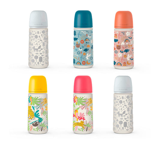 Suavinex Prints Biberón Tetina Fisiológica L 360 Ml - Salevare.com