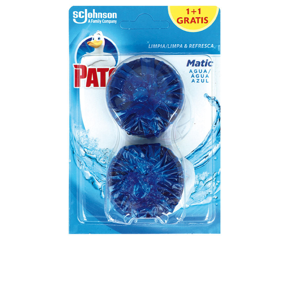 Pato Pato Wc Matic Deodorizing Blue Water 2 X 50 Gr - Salevare.com