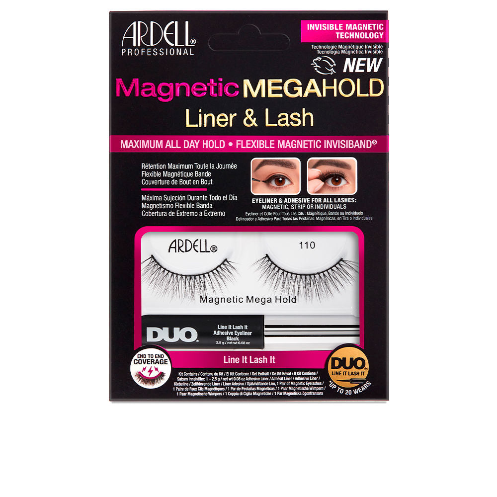 Ardell Magnetic Megahold Liner & Lash Pestañas #110 2 U - Salevare.com