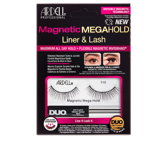 Ardell Magnetic Megahold Liner & Lash Pestañas #110 2 U - Salevare.com