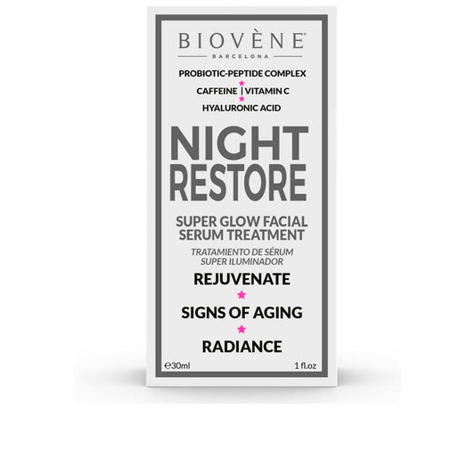 Biovène Night Restore Super Glow Facial Serum Treatment 30 Ml - Salevare.com
