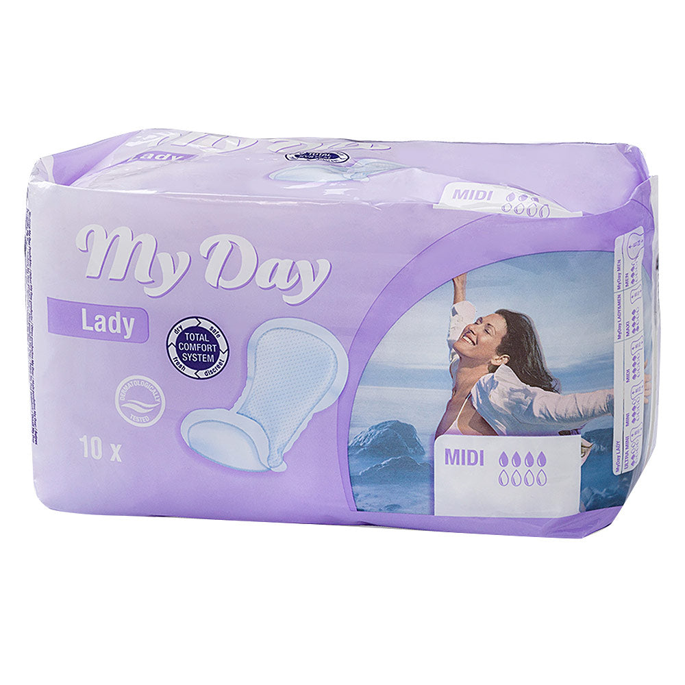 My Day My Day Midi Incontinence Pads 10 Units - Salevare.com