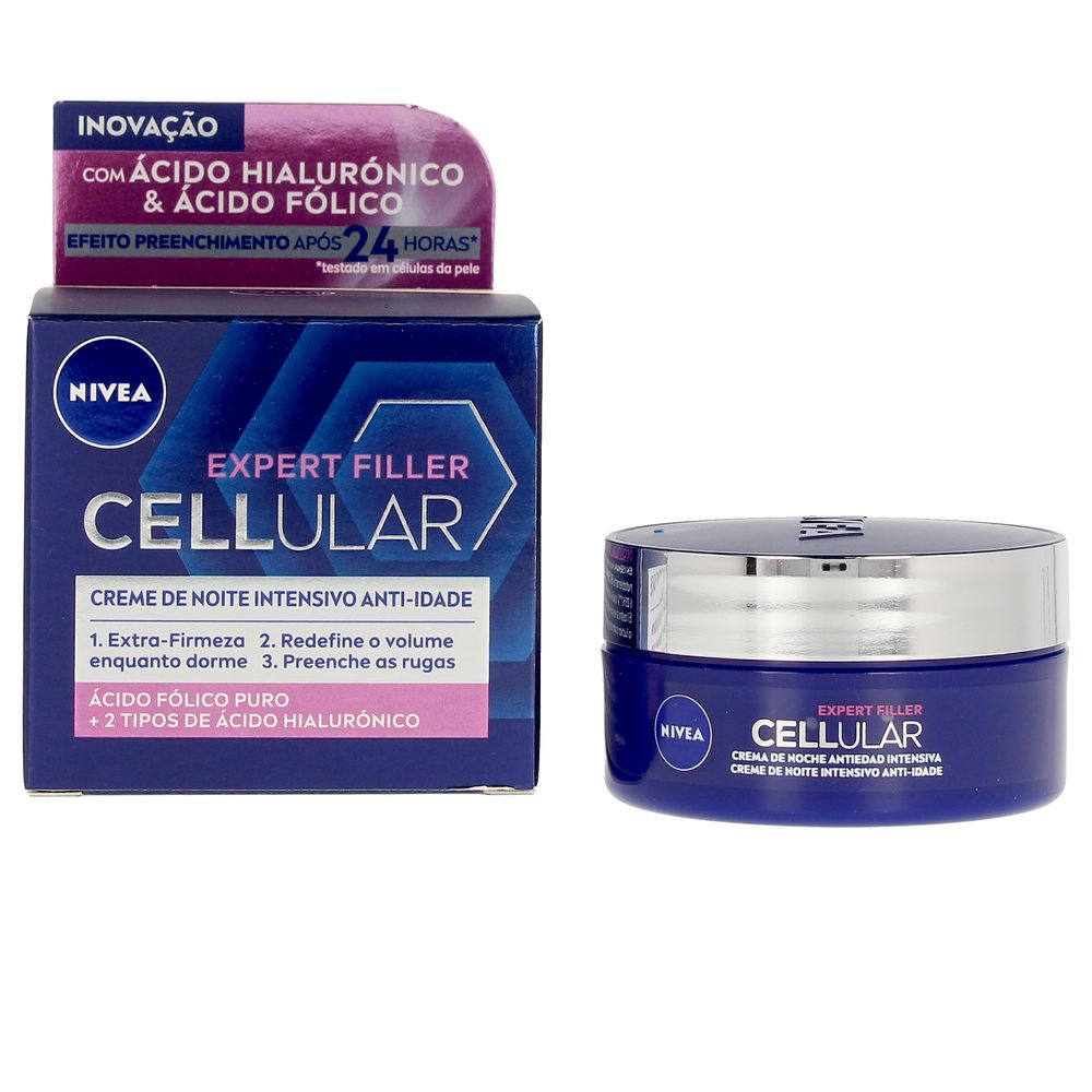 Nivea Cellular Filler Hyaluronic & Folic Night Cream 50 Ml - Salevare.com