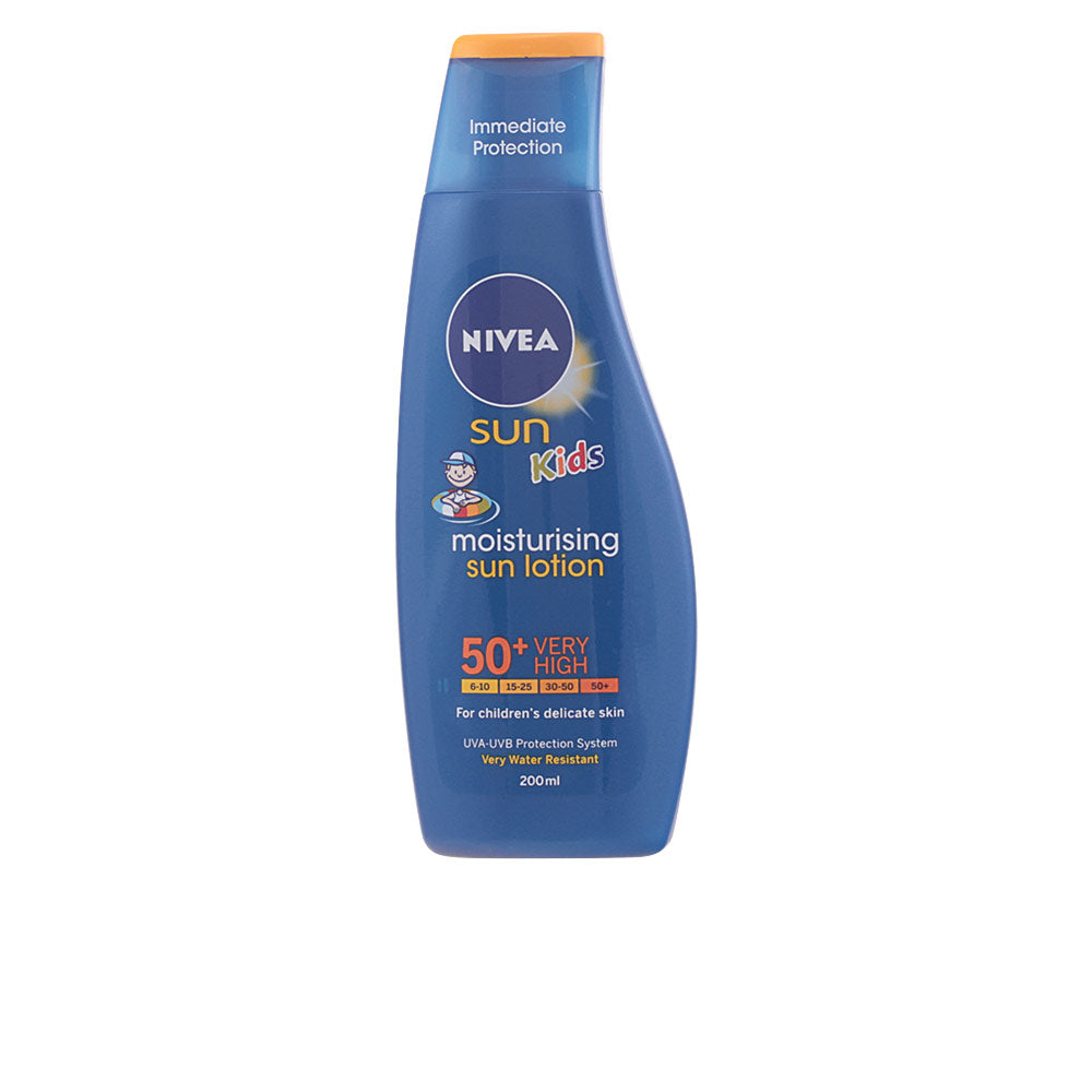 Nivea Sun Kids Waterproof Moisturizing Protector Spf50+ 200 Ml - Salevare.com