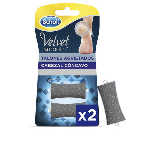 Scholl Velvet Smooth File For Cracked Heels Replacement 2 Units - Salevare.com