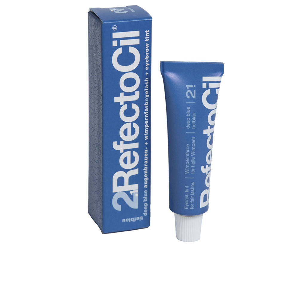 Refectocil Eyelash Tint For Fair Lashes #2.1 Deep Blue 15 Ml - Salevare.com