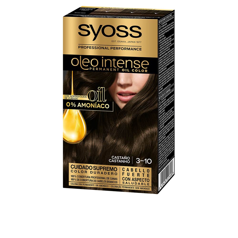 Syoss Oleo Intense Ammonia-Free Hair Color #3.10-Chestnut 5 Pz