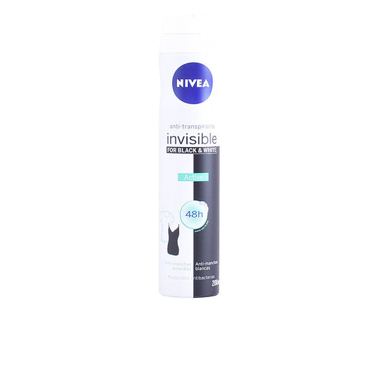 Nivea Black & White Invisible Active Deodorant Spray 200 Ml - Salevare.com