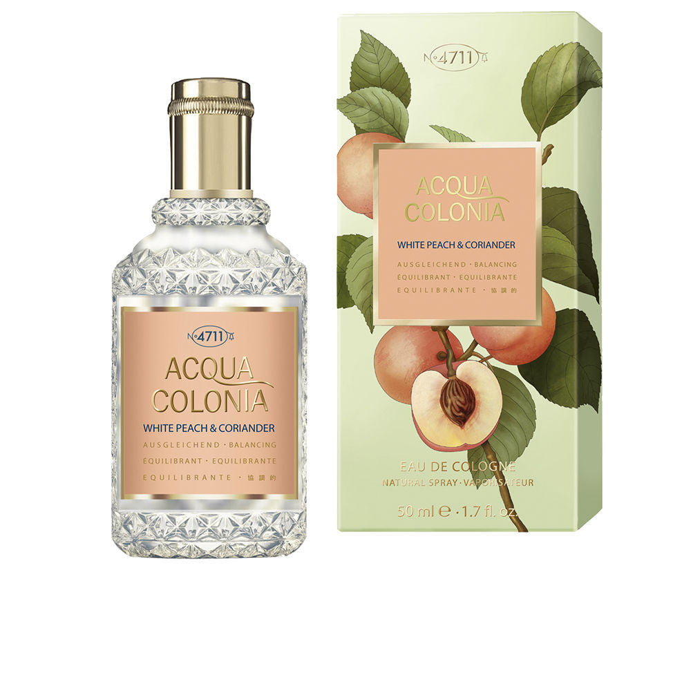 4711 Acqua Colonia White Peach & Coriander Eau De Cologne Spray 50 Ml - Salevare.com