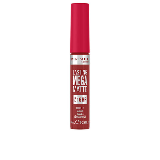 Rimmel London Lasting Mega Matte Liquid Lip Color #500-Fire Starter 7.4 Ml - Salevare.com
