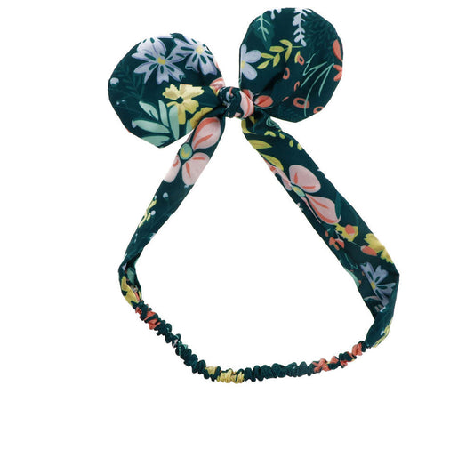 Inca Elastic Ribbon Flower Print With Bow 1 U - Salevare.com