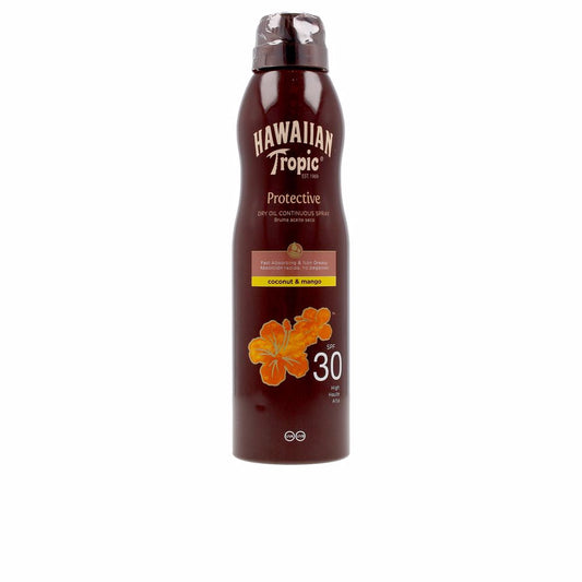 Hawaiian Tropic Coconut &Amp; Mango Oil Mist Spf30 Spray 180 Ml - Salevare.com