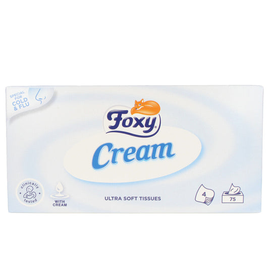 Foxy Facial Cream Pañuelos Pieles Sensibles 75 U - Salevare.com