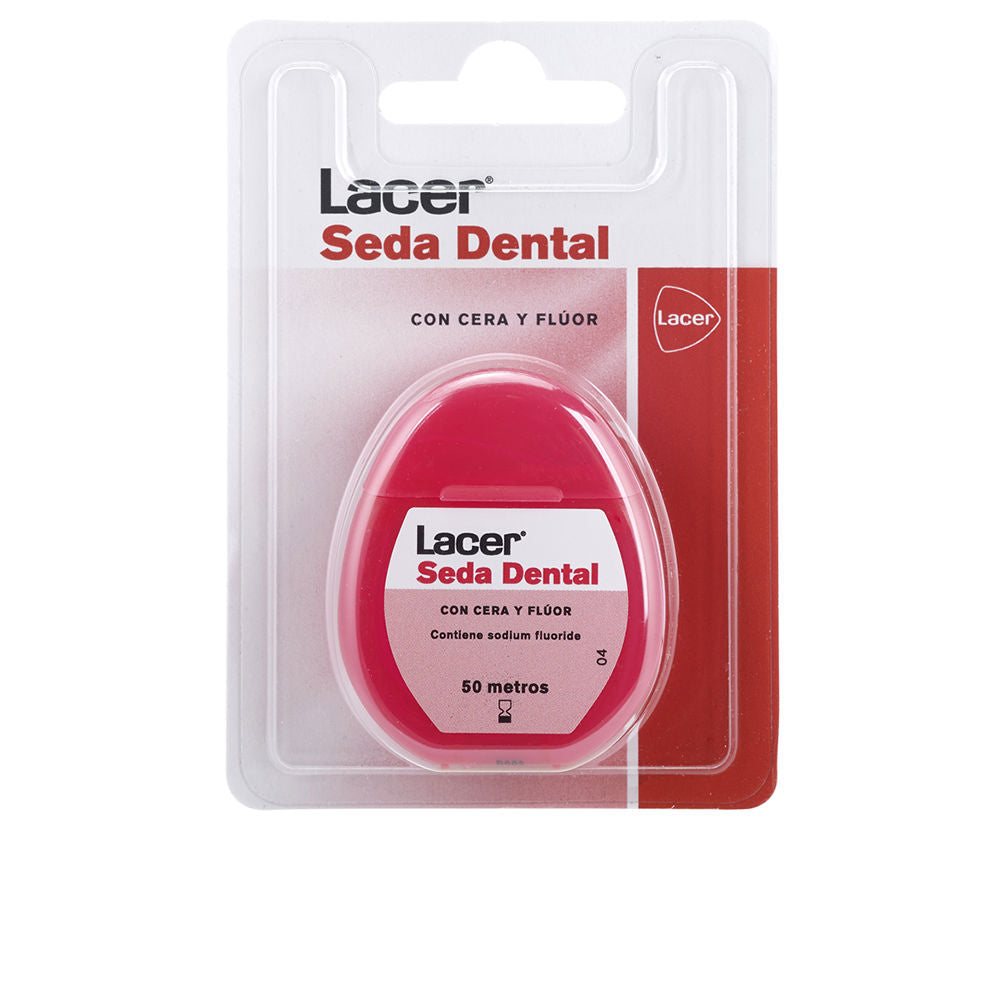 Lacer Seda Dental Con Cera Y Flúor 50 Metros 1 U - Salevare.com