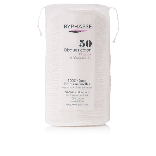 Byphasse Oval Make-Up Remover Cotton Discs 50 U - Salevare.com