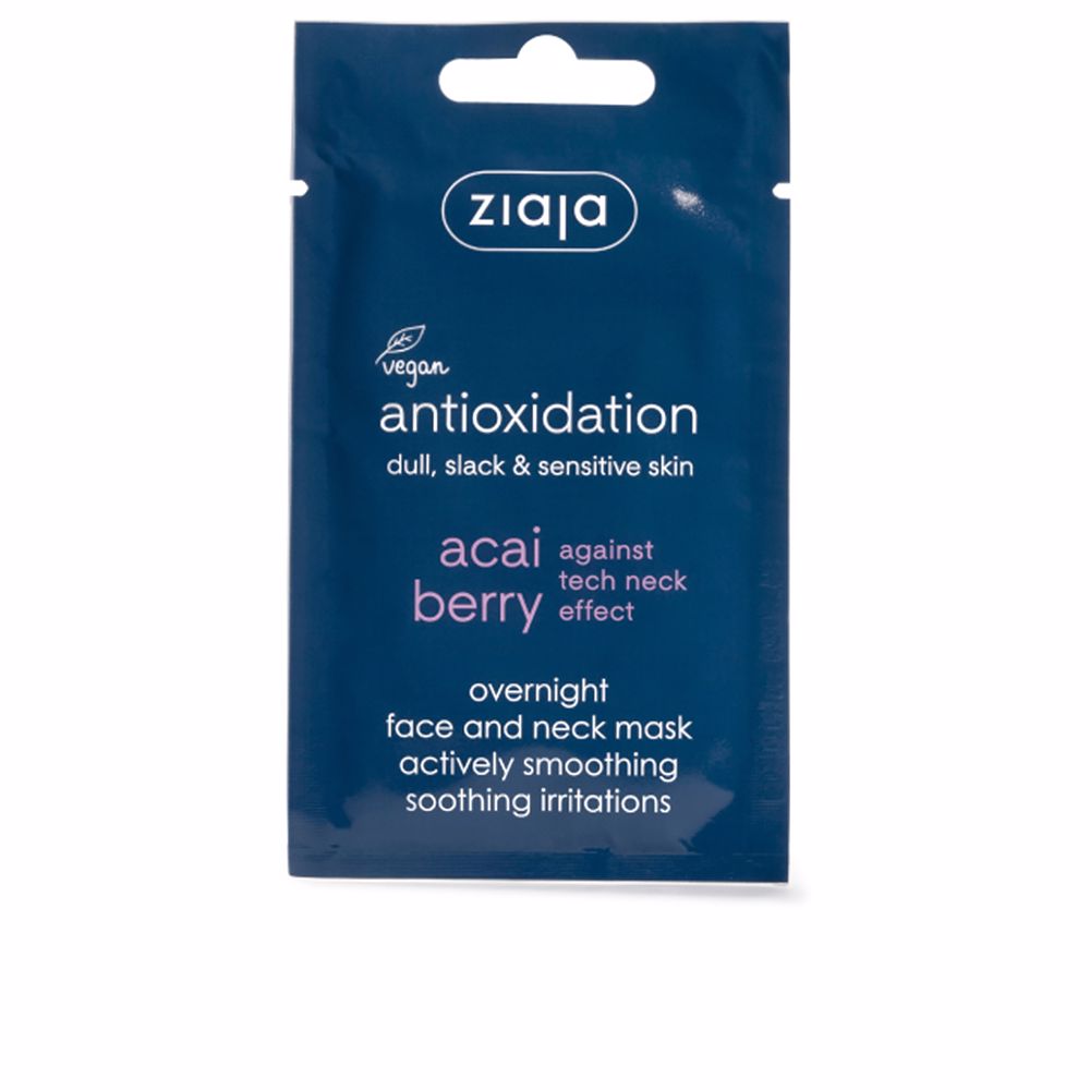 Ziaja Acai Night Mask For Face And Neck 7 Ml - Salevare.com