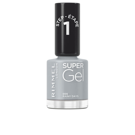 Rimmel London Super Gel Nail Polish #005-Rainy Days 12 Ml - Salevare.com