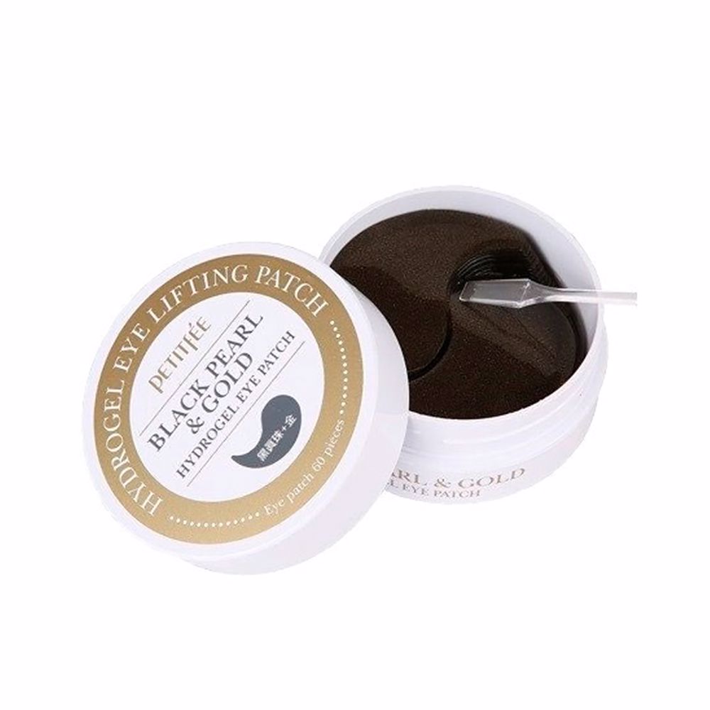 Petitfée Black Pearl & Gold Hydrogel Eye Patch 60 U - Salevare.com