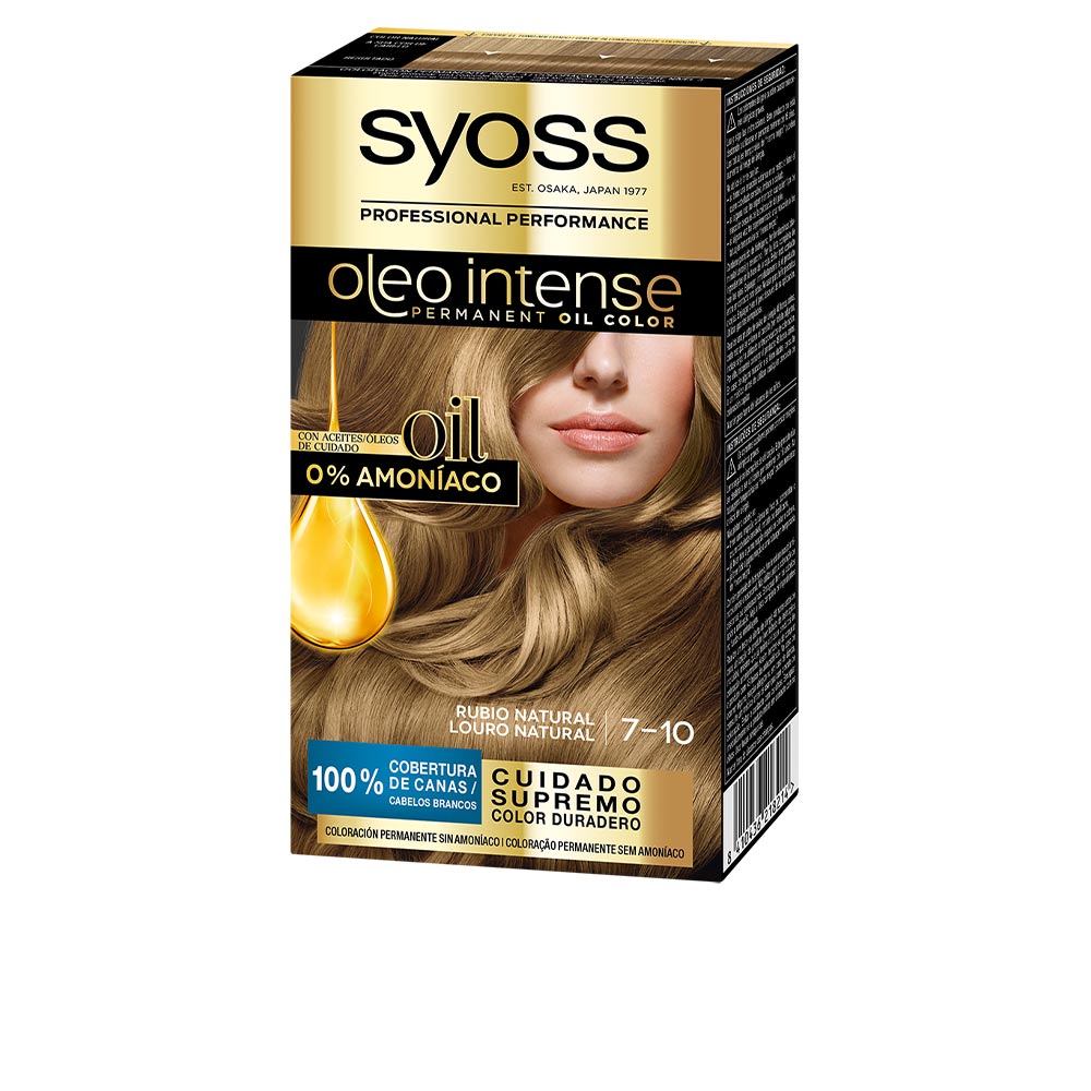 Syoss Oleo Intense Ammonia-Free Hair Color #7.10-Natural Blonde 5 Pz