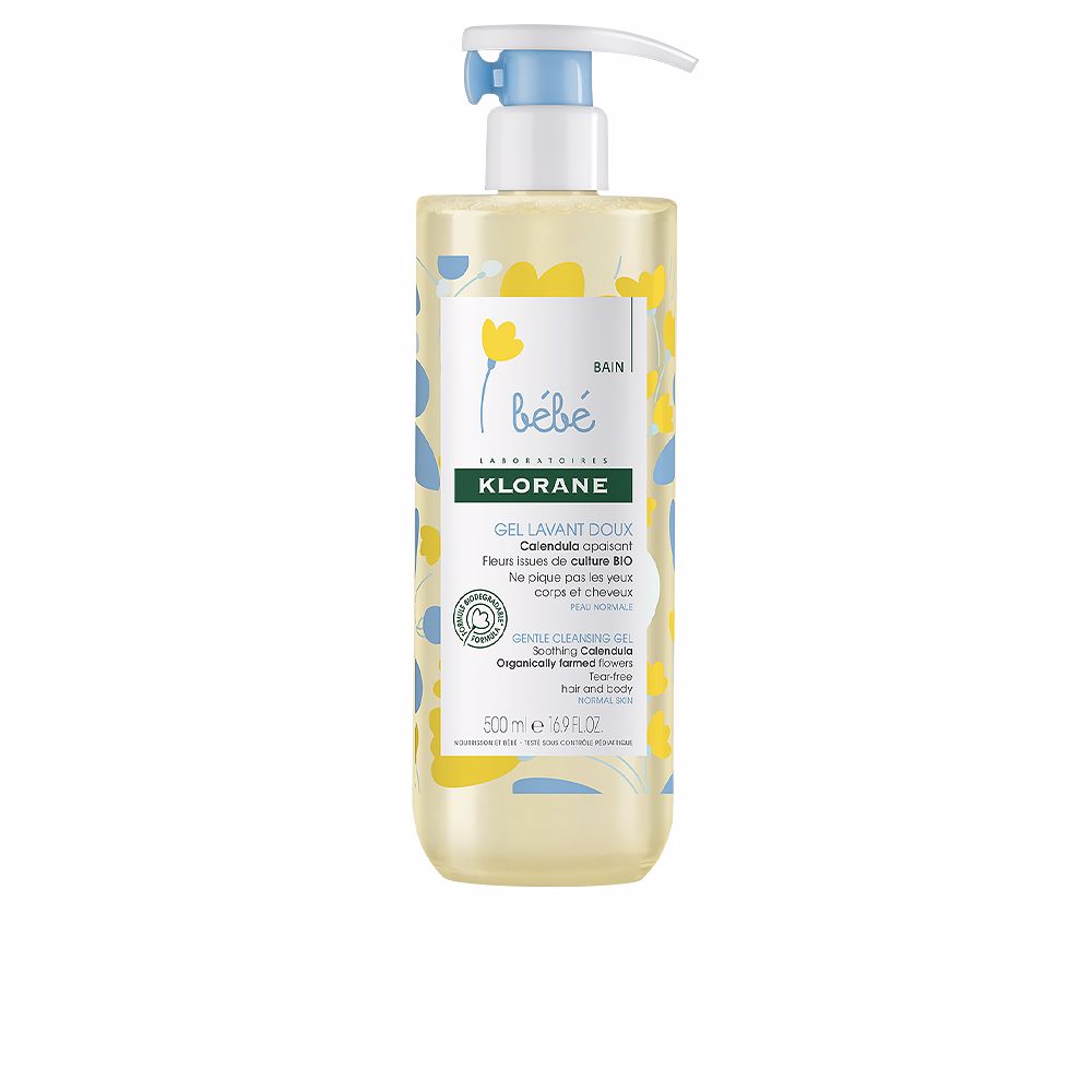 Klorane Bébé Gentle Cleansing Gel For Hair And Body 500 Ml - Salevare.com