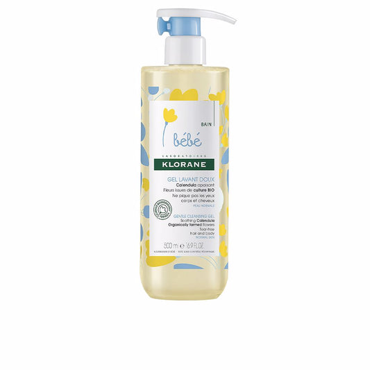 Klorane Bébé Gentle Cleansing Gel For Hair And Body 500 Ml - Salevare.com