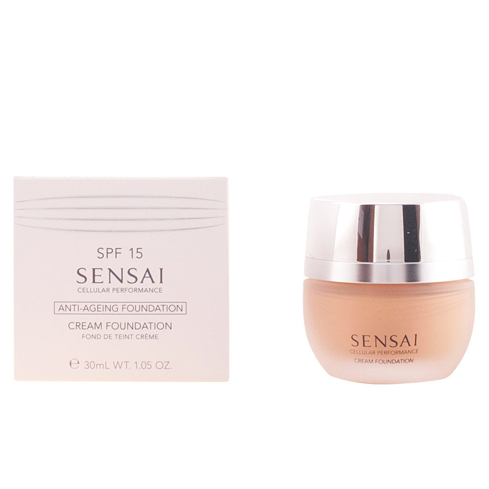 Sensai Cream Foundation #Cf24-Amber Beige 30 Ml - Salevare.com