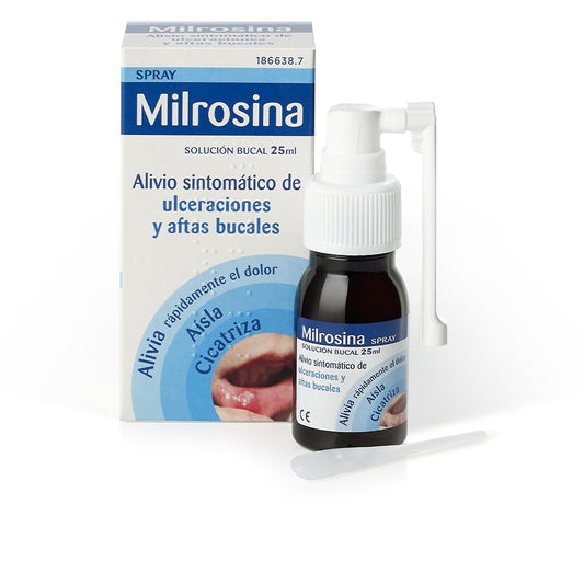 Milrosina Alivio Sintomático Solución Bucal Spray 25 Ml  - Salevare.com