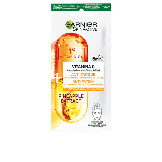 Garnier Skinactive Mascarilla Vitamina C Antifatiga 1 U - Salevare.com