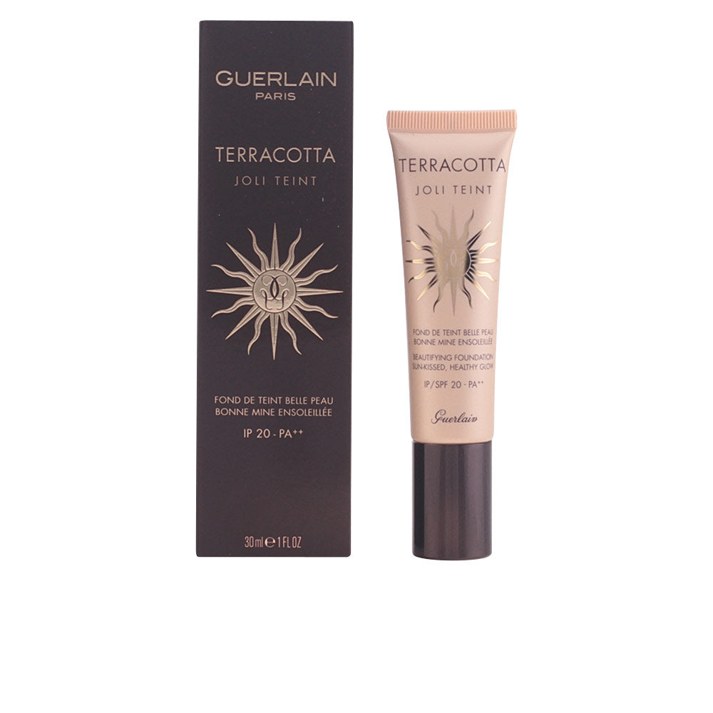 Guerlain Terracotta Joli Teint Base Para Una Piel Bonita Y Bronceada #Muy Claro 30 Ml - Salevare.com