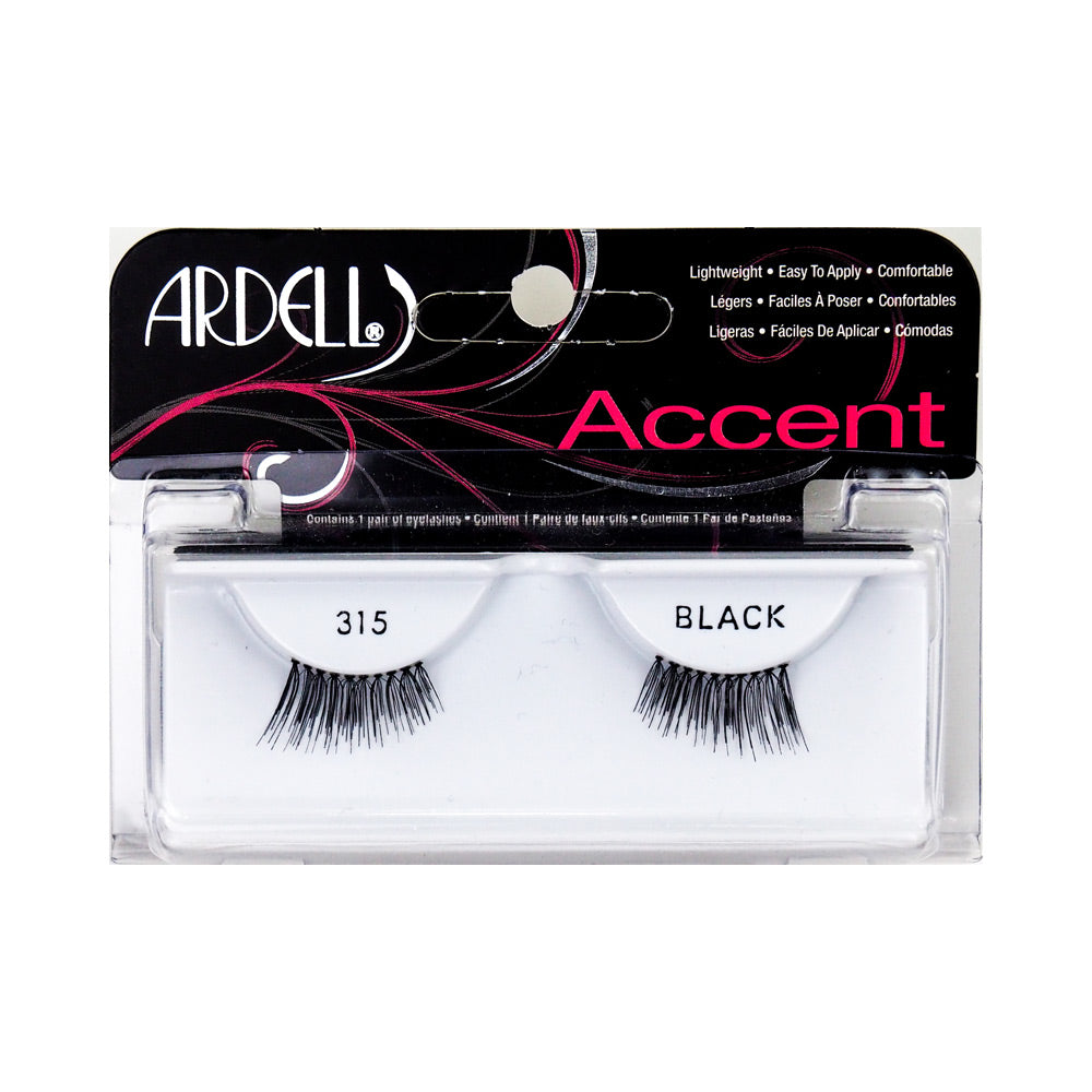 Ardell Accent Eyelashes #315-Black 1 U - Salevare.com