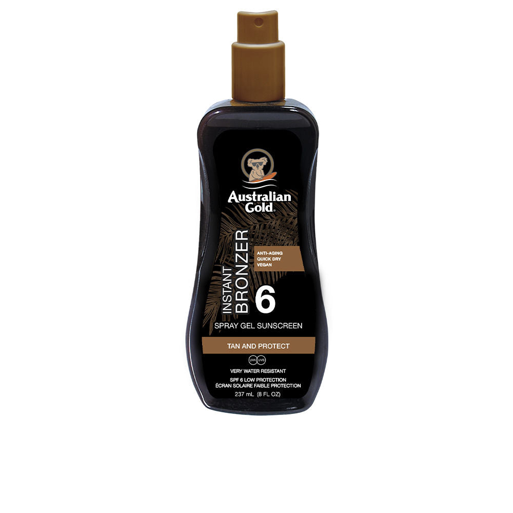 Australian Gold Sunscreen Spf6 Spray Gel With Instant Bronzer 237 Ml - Salevare.com
