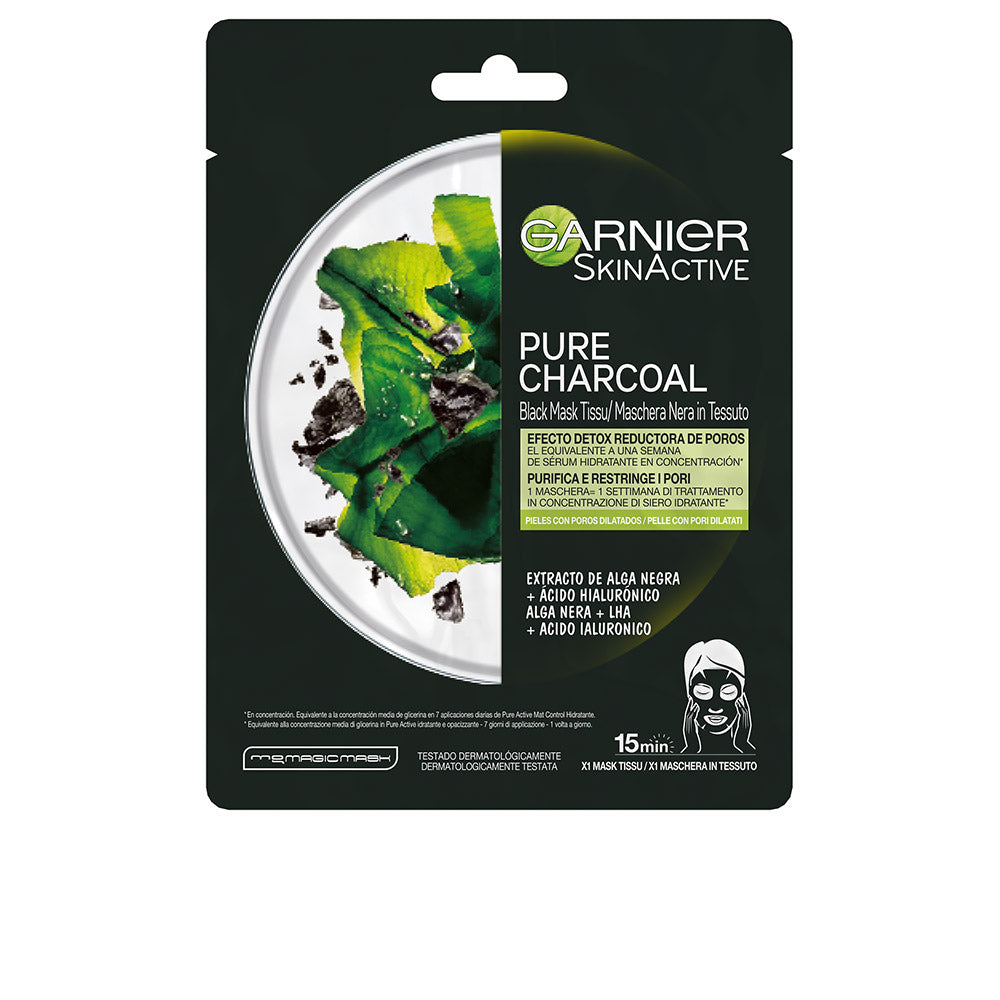 Garnier Skinactive Pure Charcoal Black Detox Mask With Pore-Reducing Effect 28G - Salevare.com