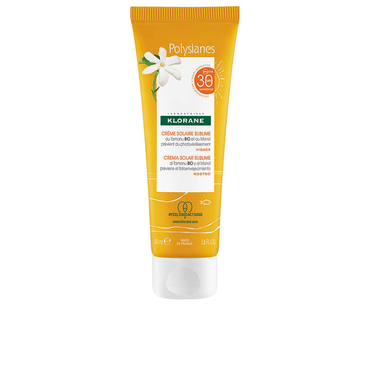 Klorane Polysianes Monoï Y Tamanu Bio Sublime Sun Cream Spf30 50 Ml - Salevare.com