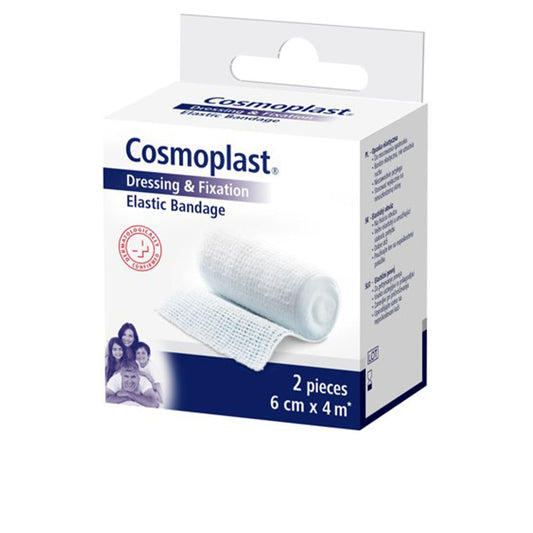 Cosmoplast Cosmoplast Elastic Bandage 6X4 Cm 2 U - Salevare.com