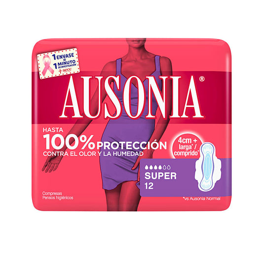 Ausonia Ausonia Super Winged Pads 12 Units - Salevare.com