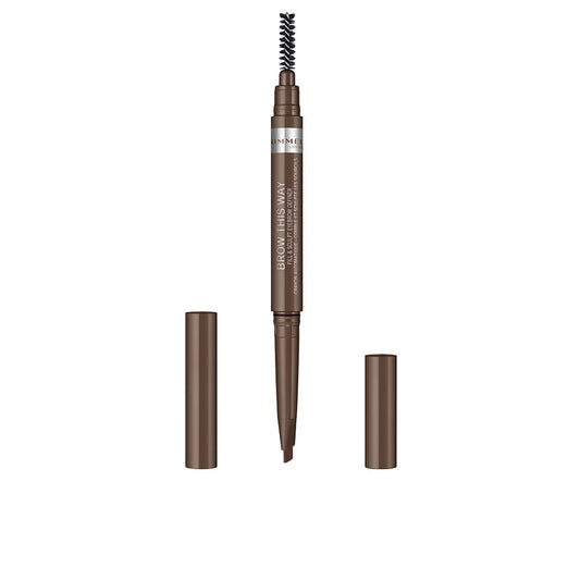 Rimmel London Brow This Way Eyebrow Pencil #02-Medium Brown 0.25 Gr - Salevare.com