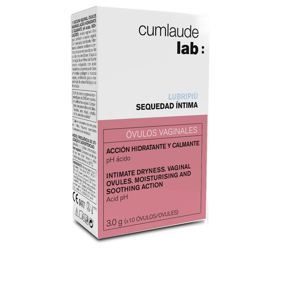 Cumlaude Lab Lubripiu Intimate Dryness Vaginal Ovules 10 X 3 Gr - Salevare.com
