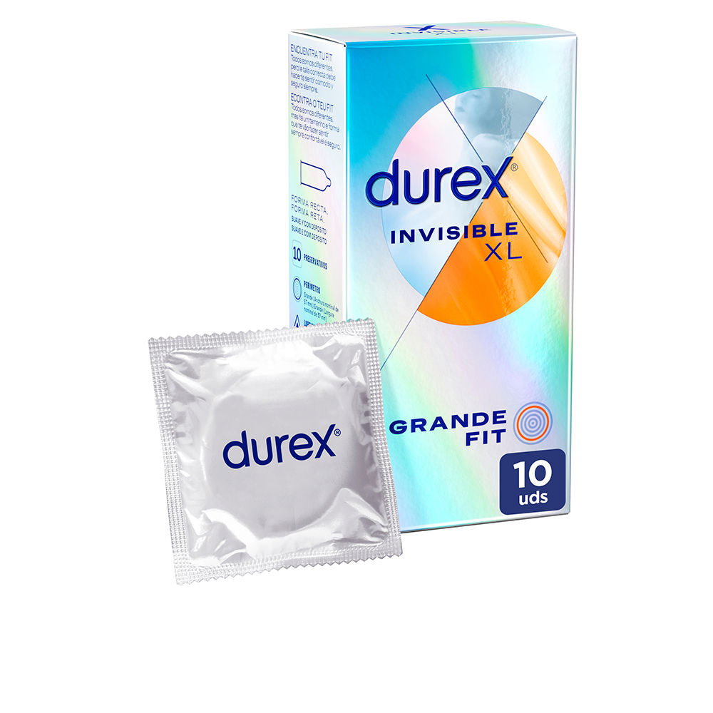 Durex Invisible Xl Ultra Fine Condoms 10 U - Salevare.com