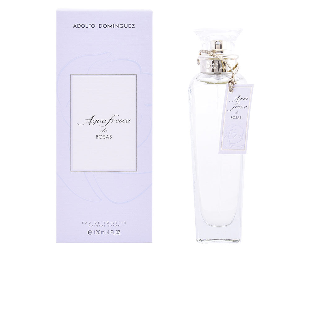 Adolfo Dominguez Agua Fresca De Rosas Eau De Toilette Spray 120 Ml - Salevare.com