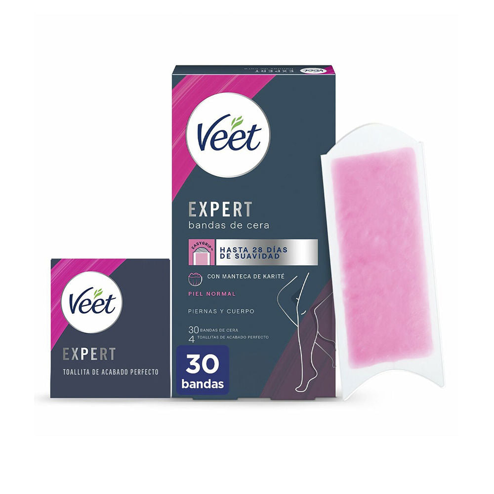 Veet Body Expert Wax Strips Normal Skin 30 U