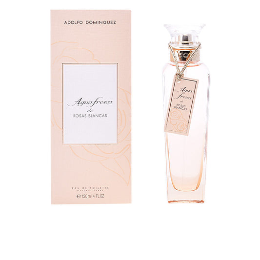 Adolfo Dominguez Agua Fresca De Rosas Blancas Eau De Toilette Spray 120 Ml - Salevare.com