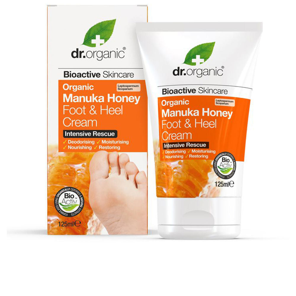 Dr. Organic Manuka Honey Foot And Heel Cream 125 Ml - Salevare.com