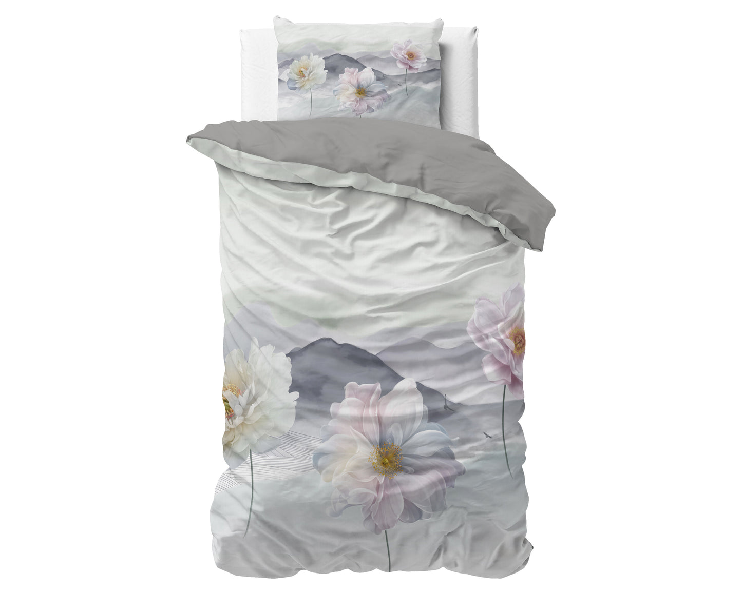 Duvet Cover Set Annique Gray 140 x 200/220