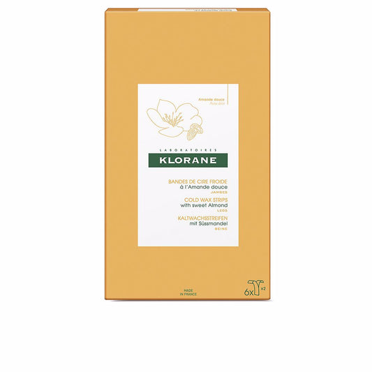 Klorane A La Almond Dulce Wax Strips 6 Units - Salevare.com