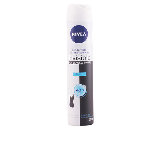 Nivea Black & White Invisible Fresh Deodorant Spray 200 Ml - Salevare.com