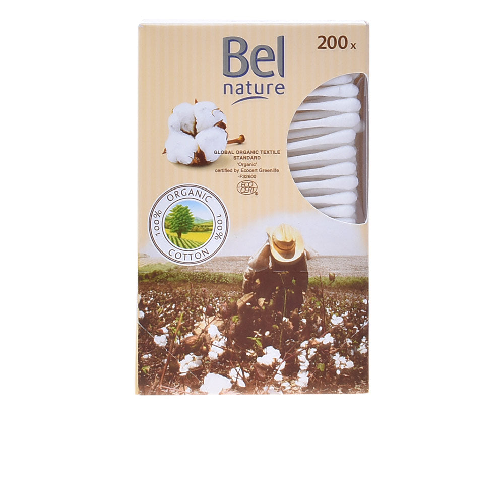 Bel Nature Ecocert Bastoncillos Cartón Algodón Orgánico 200 Pz - Salevare.com