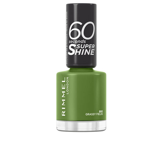 Rimmel London 60 Seconds Super Shine Nail Polish #880-Grassy Fieldsh 8 Ml - Salevare.com