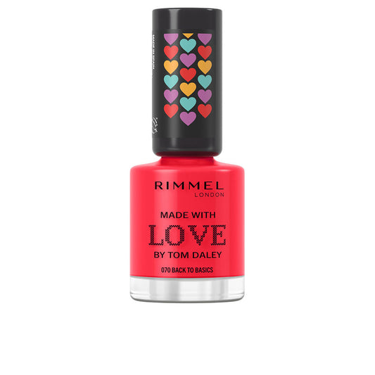 Rimmel London Made With Love By Tom Daley Nail Polish #430-Coralicious 8 Ml - Salevare.com